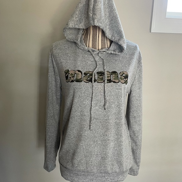 Women's 'MAMA' Camo Print Comfy Hoodie - Picture 4 of 9